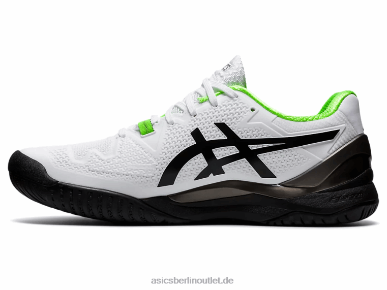 Gel-Auflösung 8 BL4N1852Asics weiß/grüner Gecko