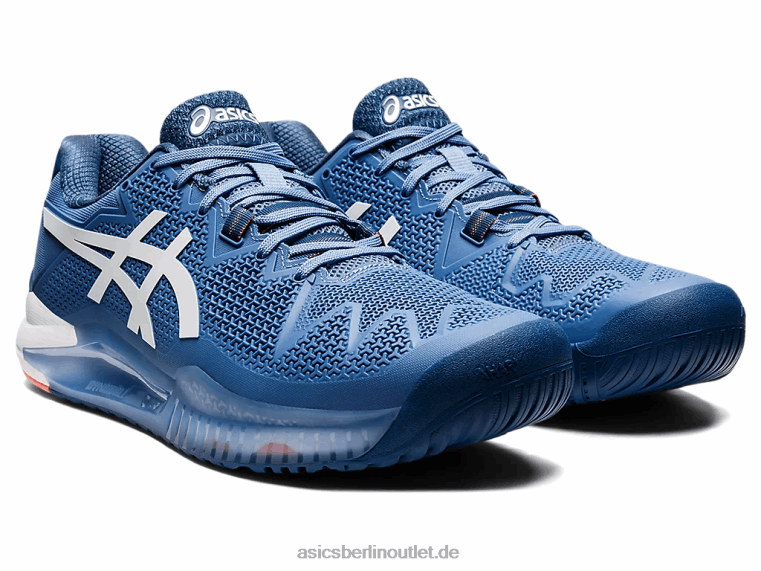 Gel-Auflösung 8 breit BL4N1464Asics Blauharmonie/Weiß