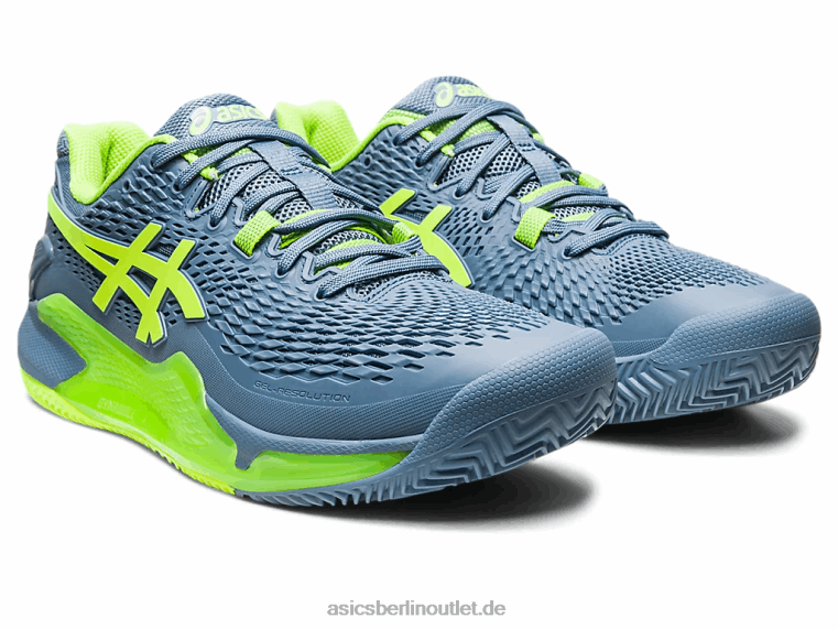 Gel-Auflösung 9 Ton BL4N398Asics Stahlblau/Hazardgrün