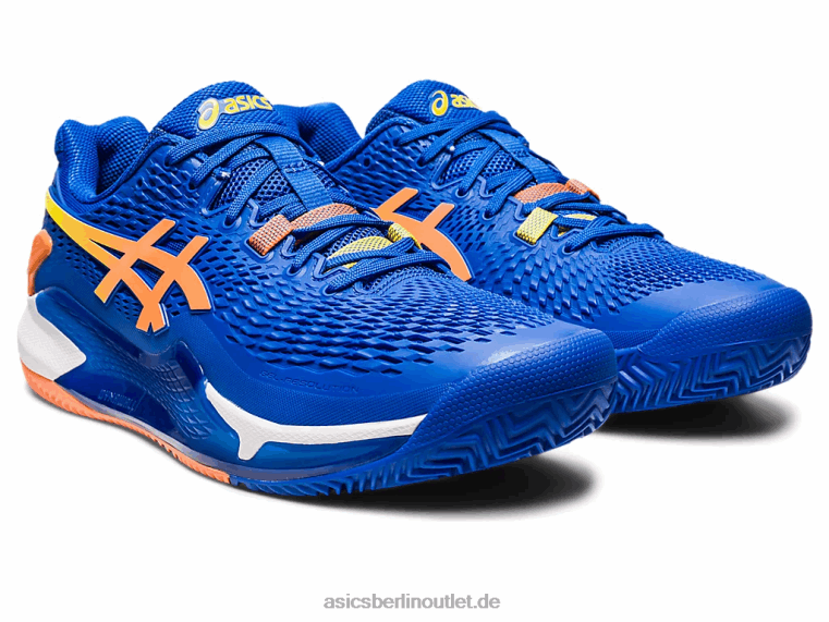 Gel-Auflösung 9 Ton BL4N89Asics Thunfischblau/Sonnenpfirsich