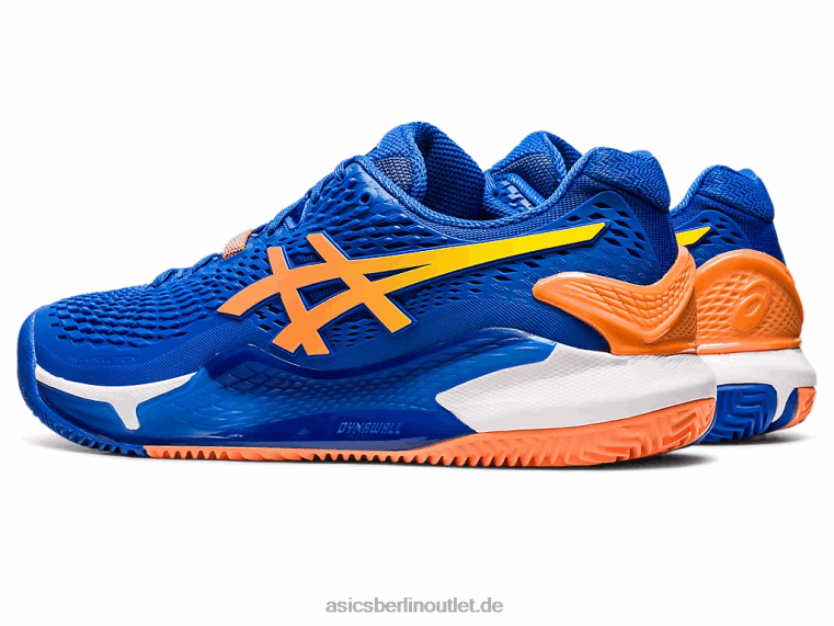 Gel-Auflösung 9 Ton BL4N89Asics Thunfischblau/Sonnenpfirsich