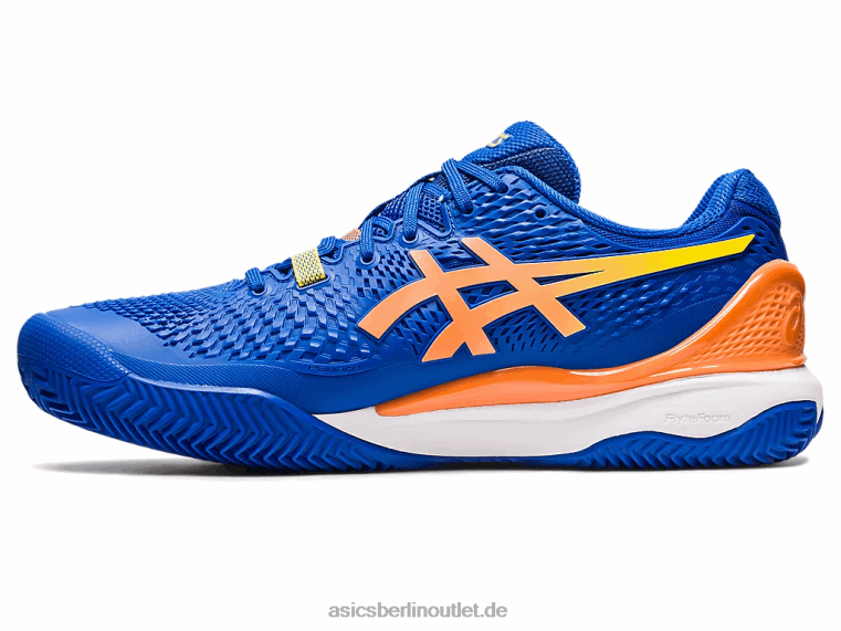 Gel-Auflösung 9 Ton BL4N89Asics Thunfischblau/Sonnenpfirsich