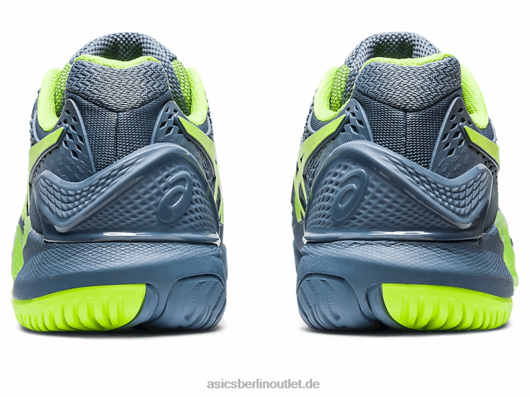 Gel-Auflösung 9 breit BL4N364Asics Stahlblau/Hazardgrün