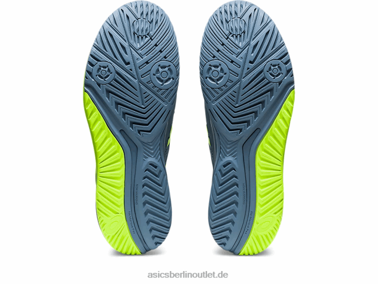 Gel-Auflösung 9 breit BL4N364Asics Stahlblau/Hazardgrün