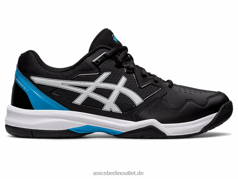 Gel-Dedicate 7 BL4N433Asics Schwarz/Inselblau