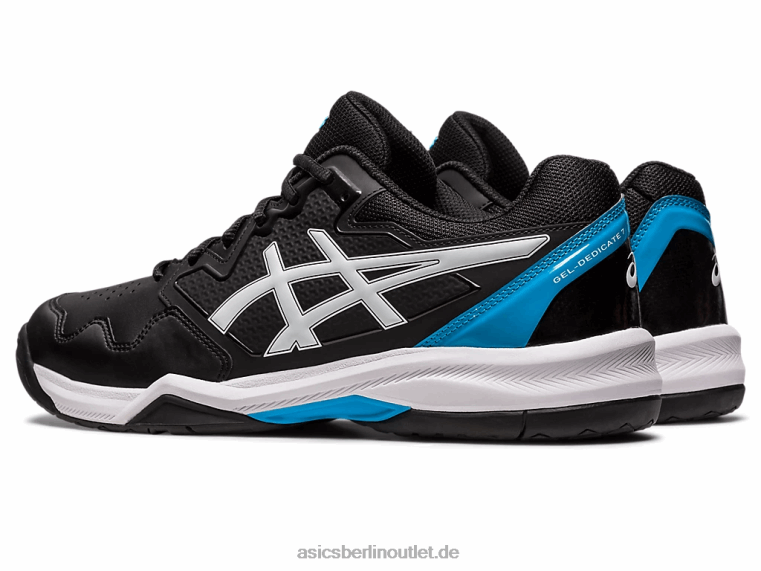 Gel-Dedicate 7 BL4N433Asics Schwarz/Inselblau
