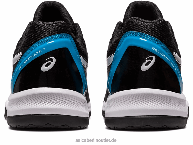 Gel-Dedicate 7 BL4N433Asics Schwarz/Inselblau
