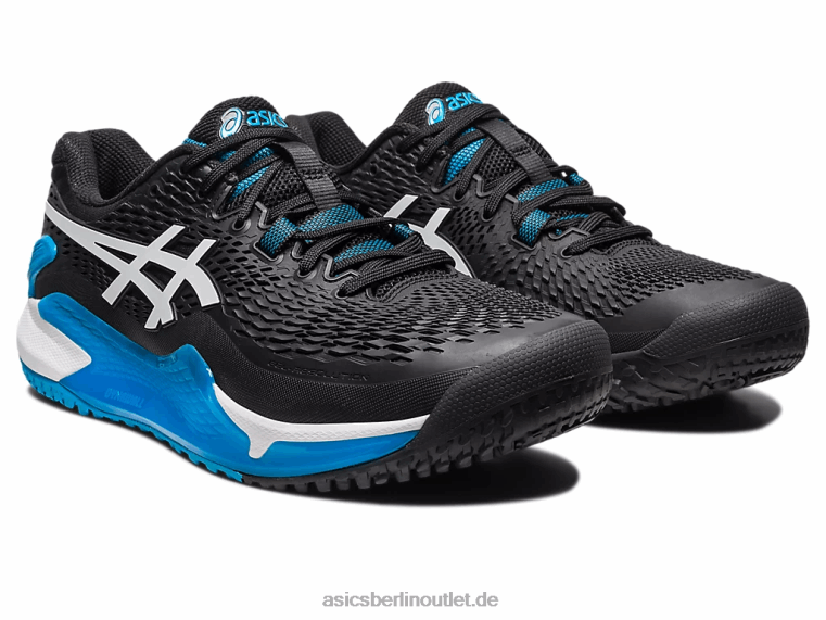 Gelauflösung 9 oc breit BL4N567Asics Schwarz-Weiss