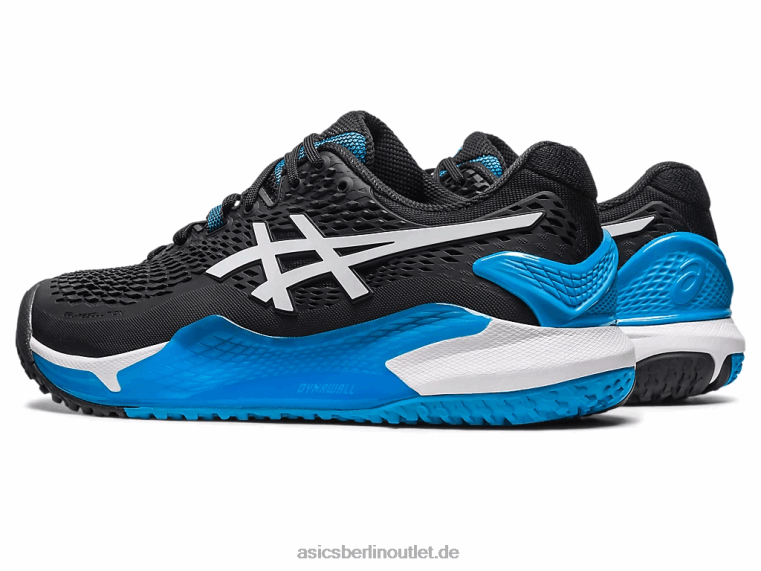 Gelauflösung 9 oc breit BL4N567Asics Schwarz-Weiss