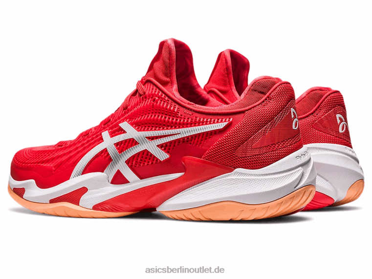 Gericht ff 3 Novak BL4N63Asics feuriges Rot/Weiß