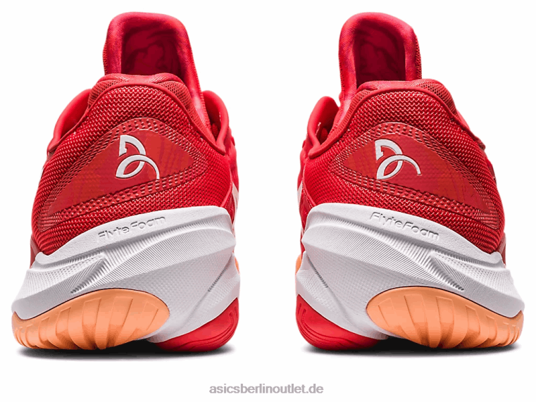 Gericht ff 3 Novak BL4N63Asics feuriges Rot/Weiß
