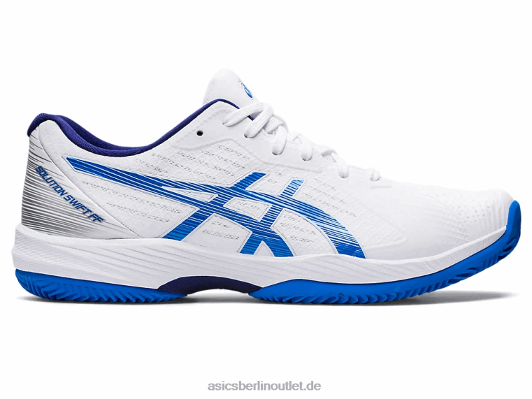 Lösung Swift ff Clay BL4N1107Asics Weiß/Elektroblau