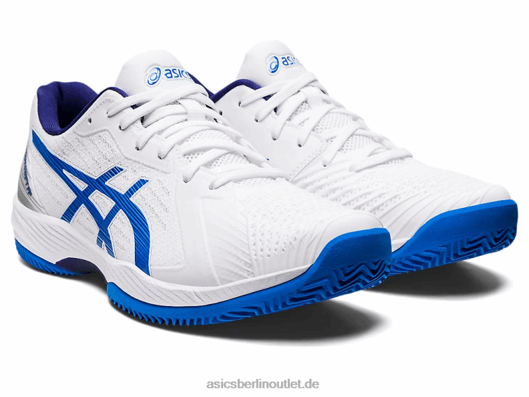 Lösung Swift ff Clay BL4N1107Asics Weiß/Elektroblau