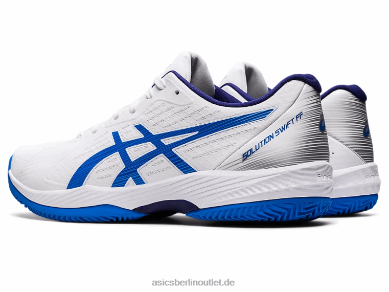 Lösung Swift ff Clay BL4N1107Asics Weiß/Elektroblau