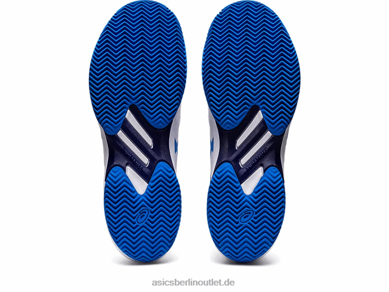 Lösung Swift ff Clay BL4N1107Asics Weiß/Elektroblau