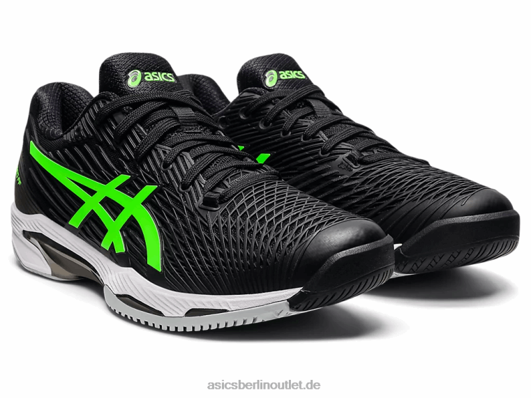 Lösungsgeschwindigkeit ff 2 BL4N1541Asics schwarz/grüner Gecko