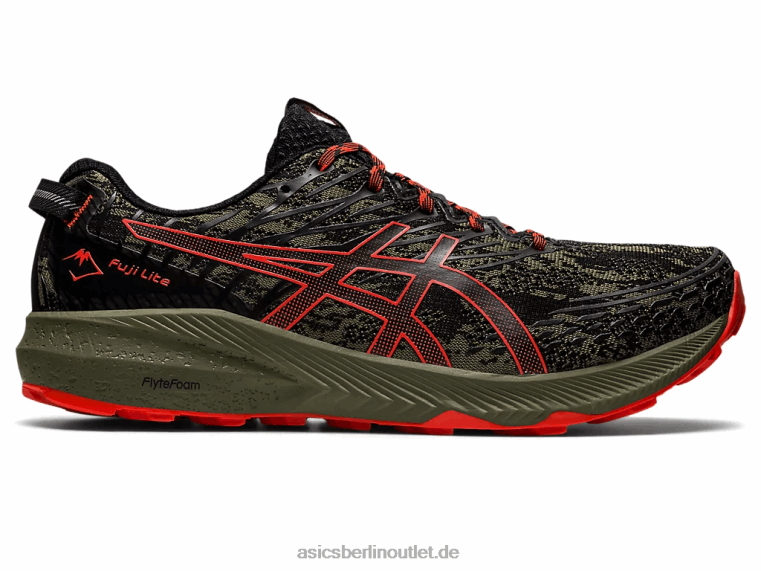 Fuji Lite 3 BL4N735Asics Mantelgrün/Kirschtomate