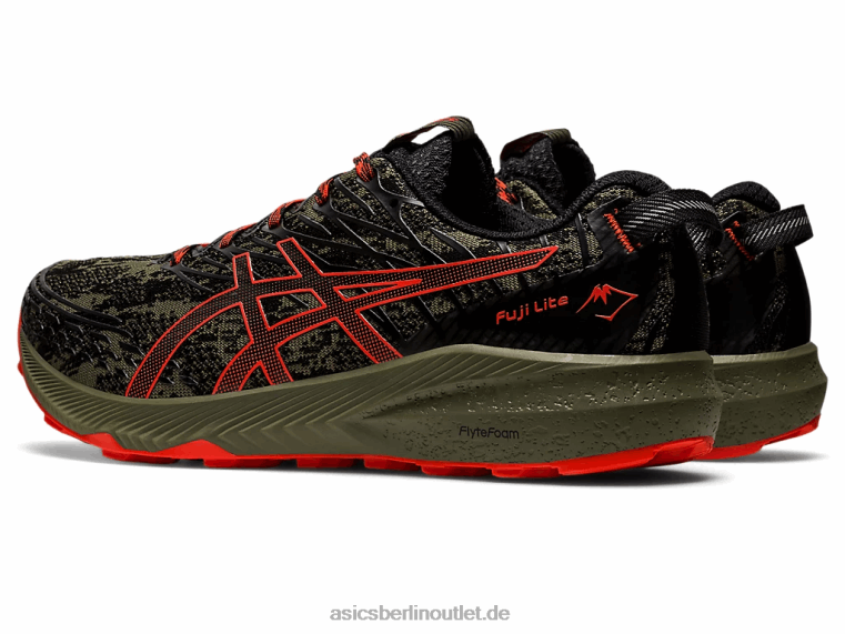 Fuji Lite 3 BL4N735Asics Mantelgrün/Kirschtomate