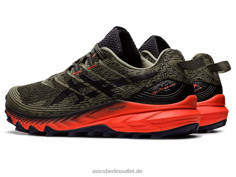 Gel-Trabuco 10 BL4N599Asics Mantelgrün/Mitternacht
