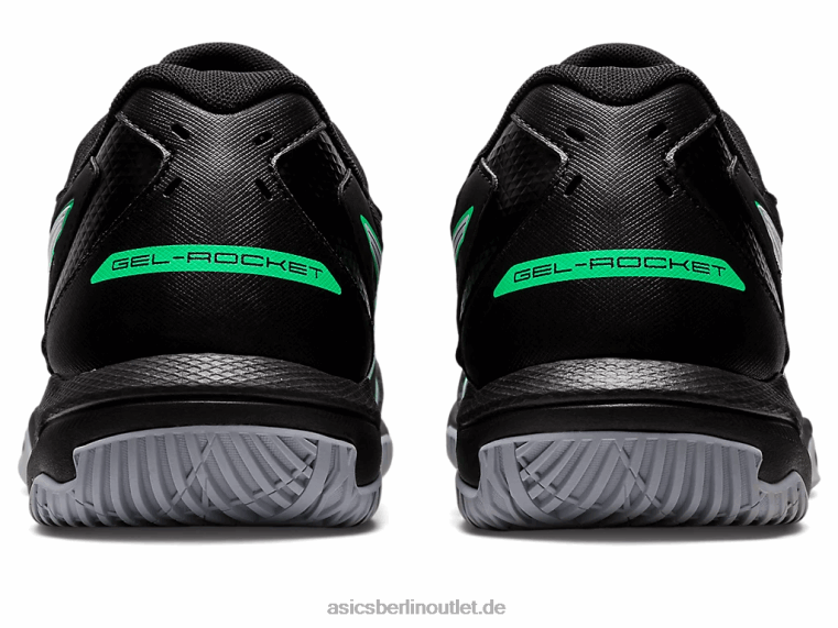 Gel-Rakete 10 BL4N1150Asics schwarz/neues Blatt