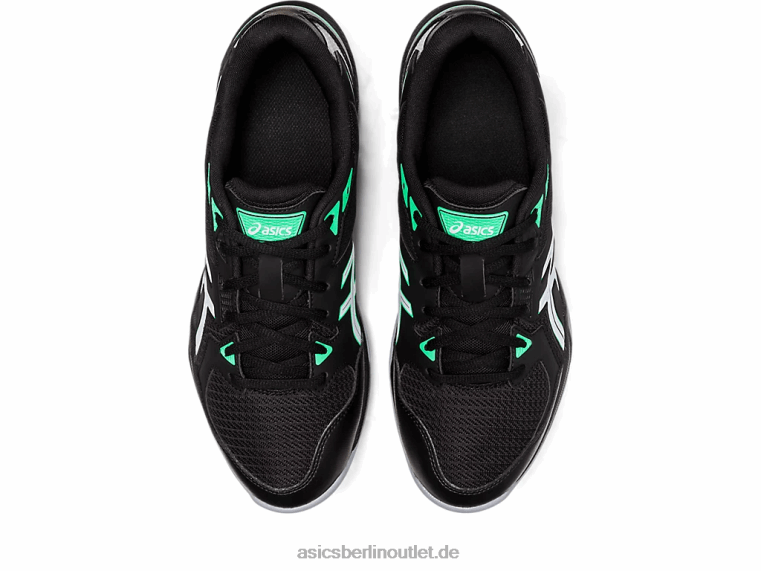 Gel-Rakete 10 BL4N1150Asics schwarz/neues Blatt