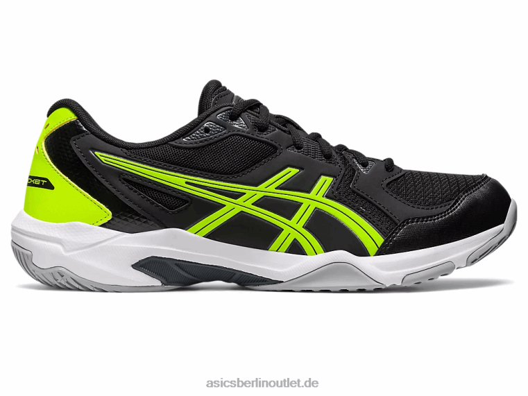 Gel-Rakete 10 BL4N37Asics schwarz/trägergrau