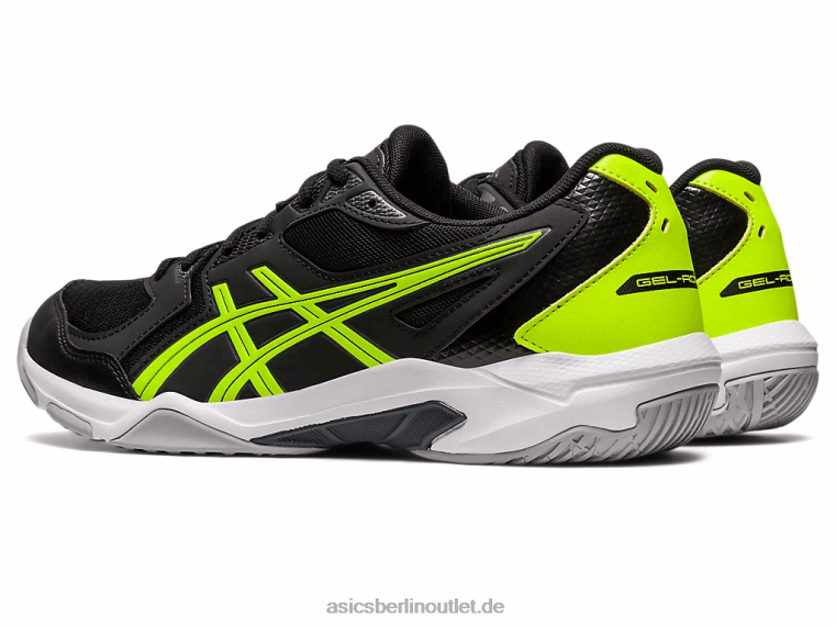 Gel-Rakete 10 BL4N37Asics schwarz/trägergrau