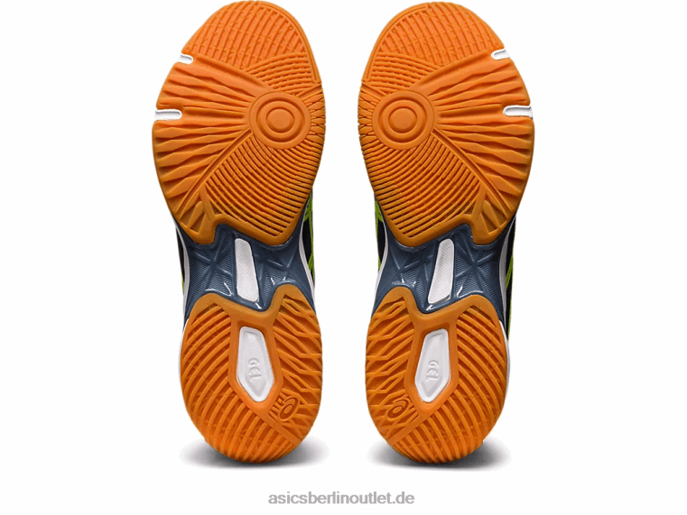 Gel-Rakete 10 BL4N407Asics Mitternacht/Gefahrengrün