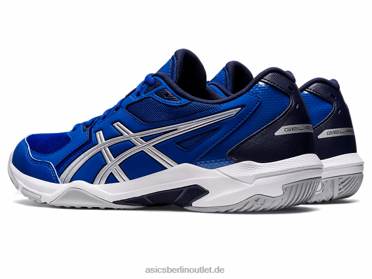 Gel-Rakete 10 BL4N897Asics blau/reines Silber