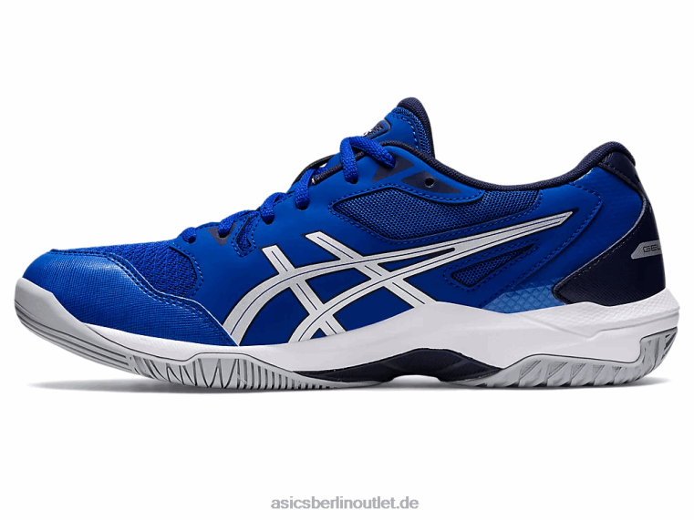 Gel-Rakete 10 BL4N897Asics blau/reines Silber