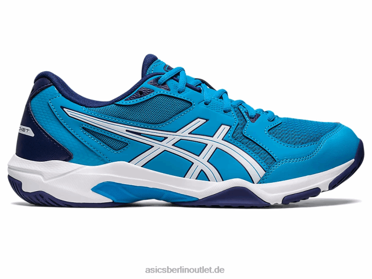 Gel-Rakete 10 breit BL4N415Asics inselblau/weiß