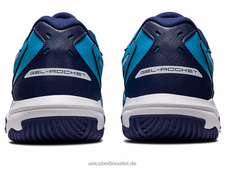 Gel-Rakete 10 breit BL4N415Asics inselblau/weiß