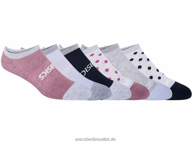 Beschleunigungssocken für Damen im 6er-Pack BL4N3455Asics blau/lila sortiert
